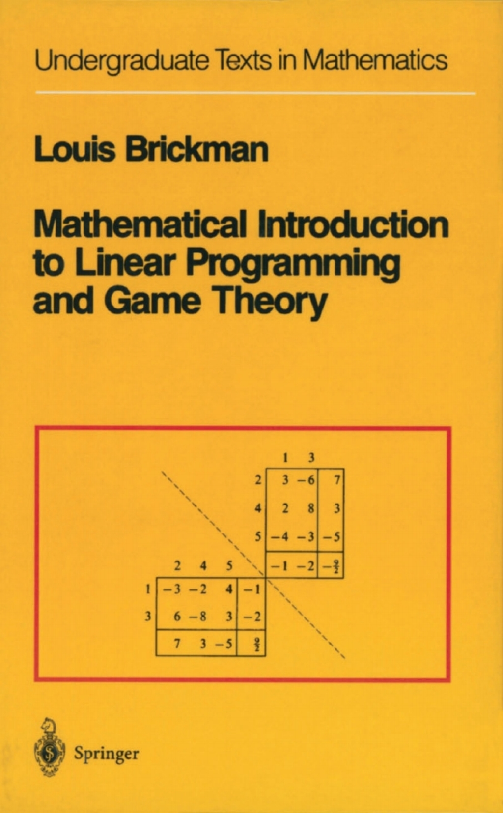 Mathematical Introduction to Linear Programming and Game Theory 