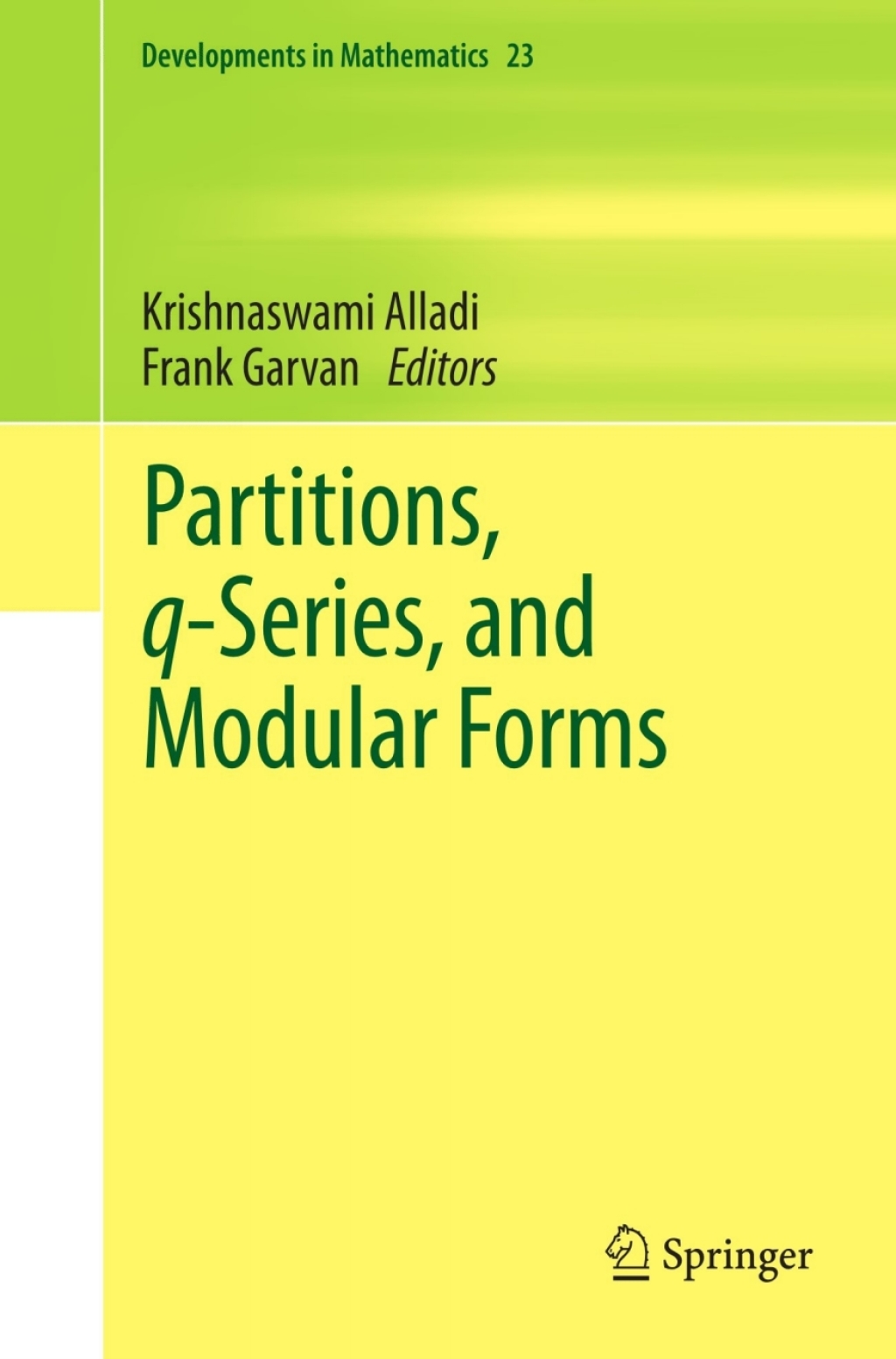 Partitions, q-Series, and Modular Forms 