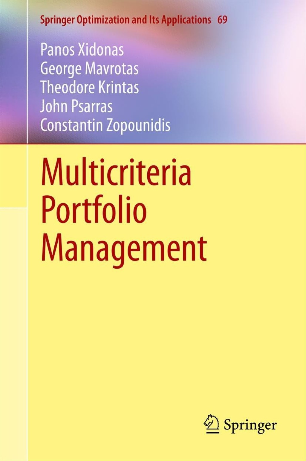 Multicriteria Portfolio Management 