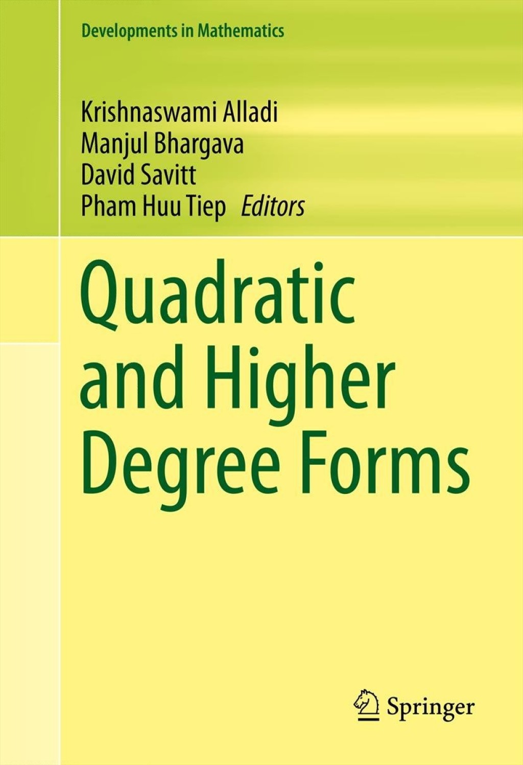 Quadratic and Higher Degree Forms 