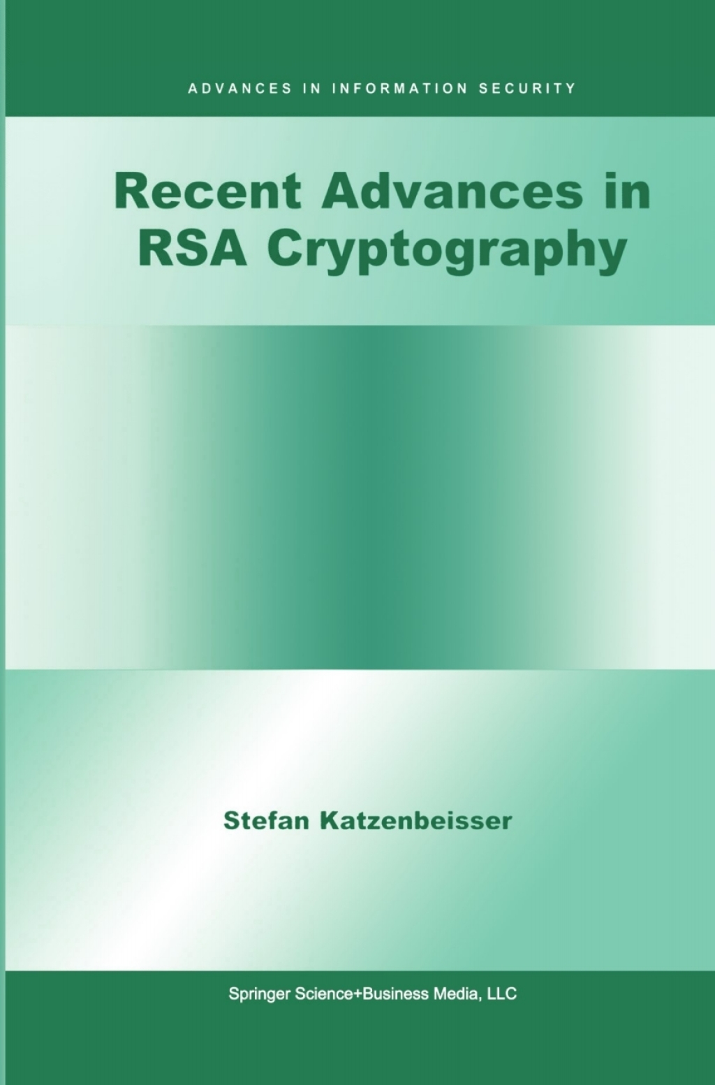 Recent Advances in RSA Cryptography 