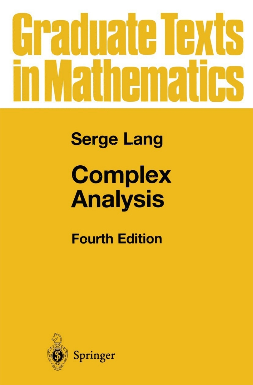 Complex Analysis 4th Edition