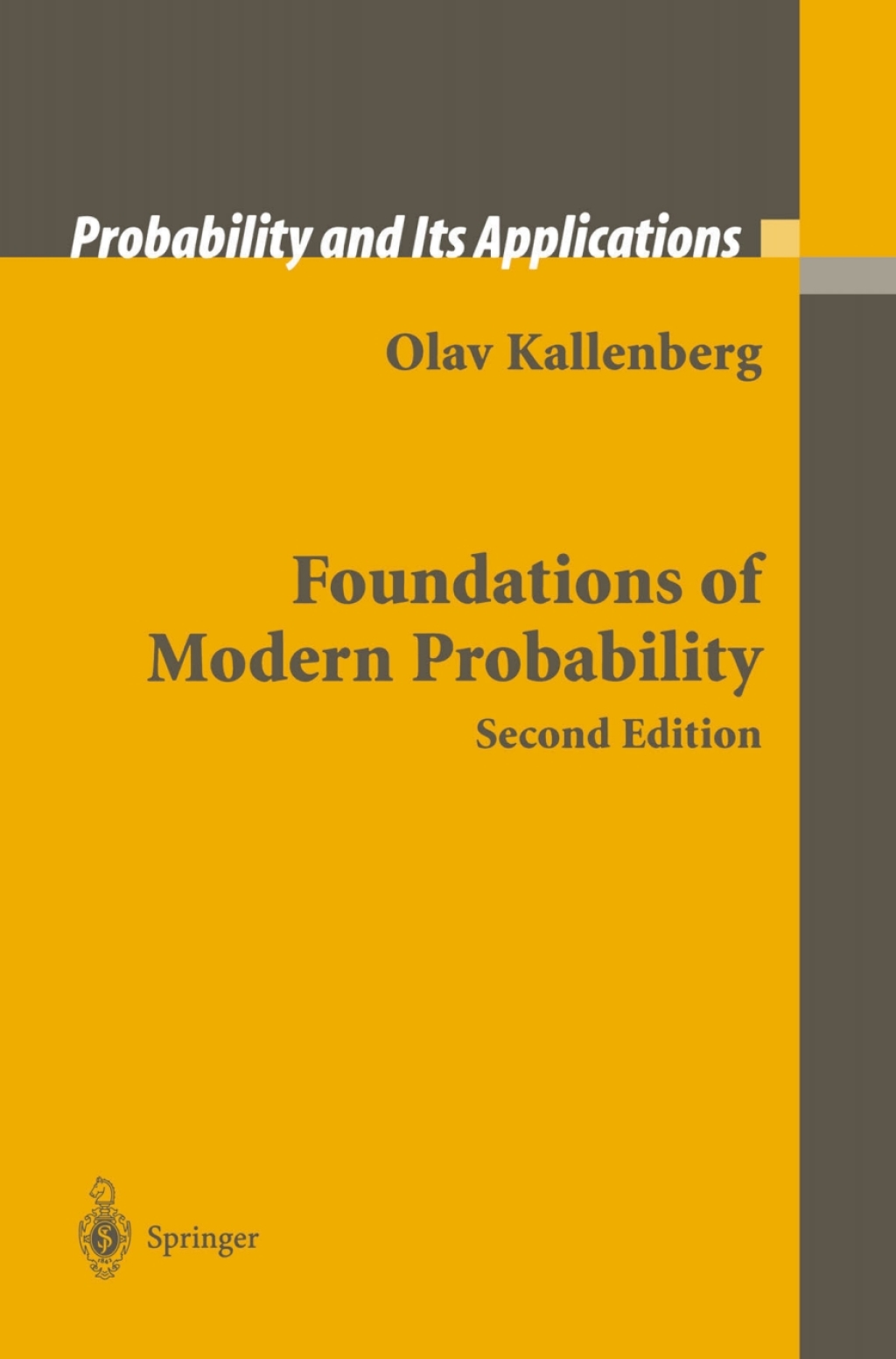 Foundations of Modern Probability 2nd Edition