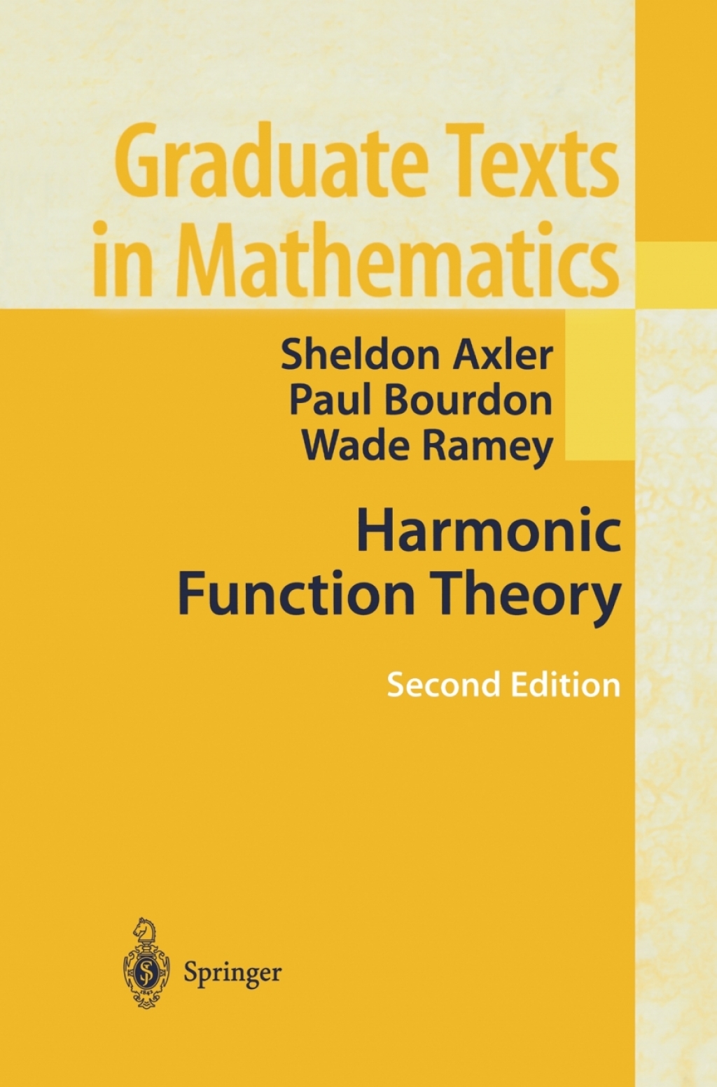 Harmonic Function Theory 2nd Edition
