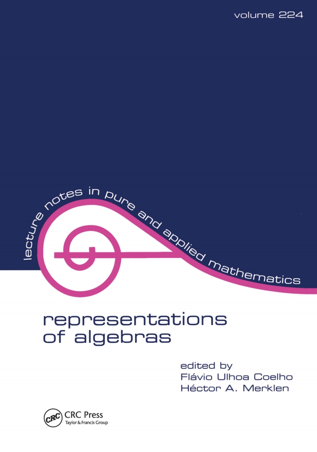 Representations of Algebras 1st Edition