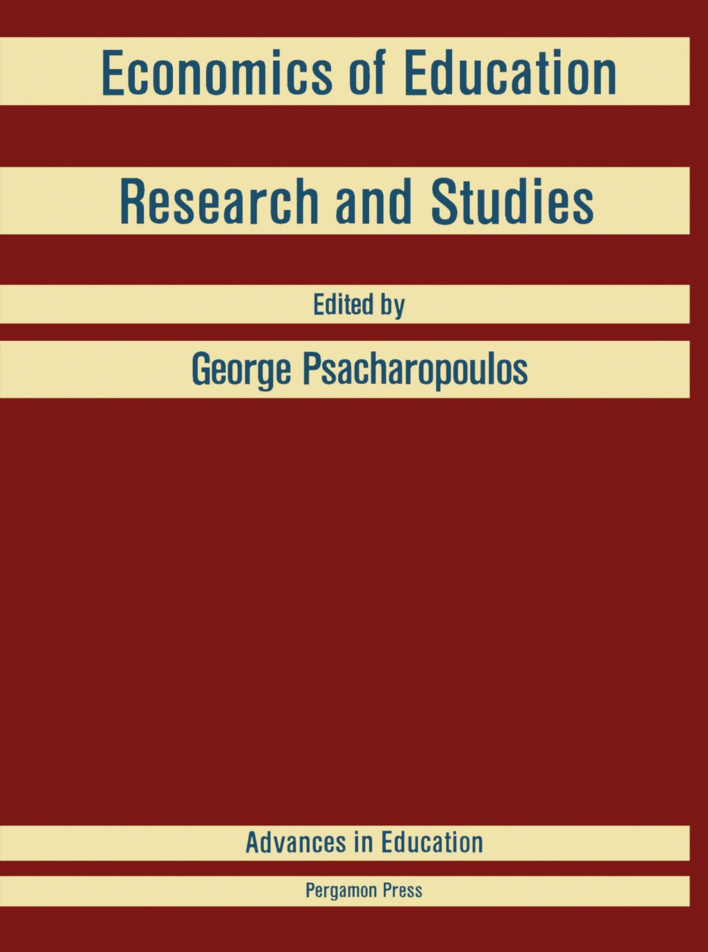Economics of Education Research and Studies 