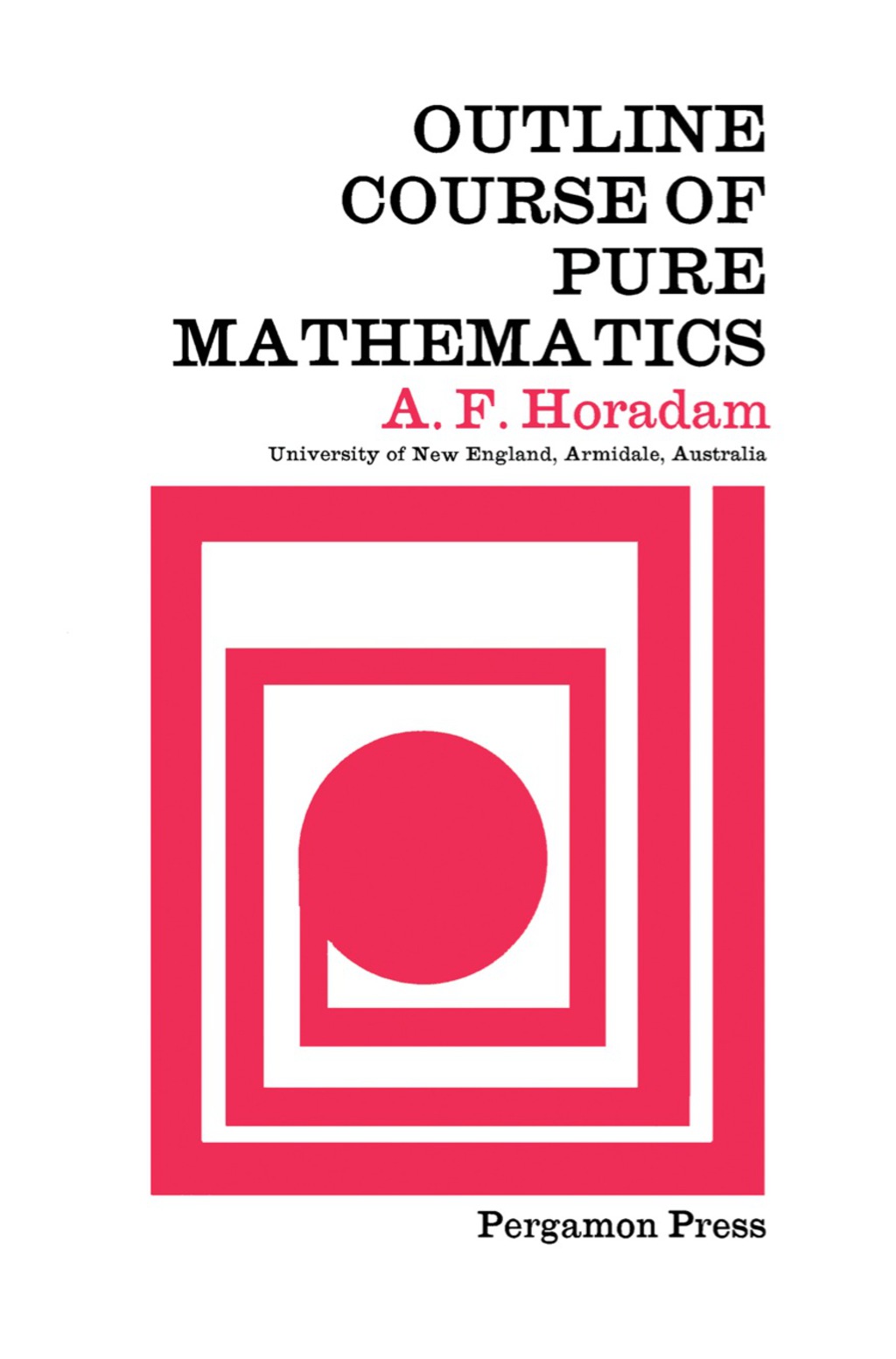 Outline Course of Pure Mathematics 