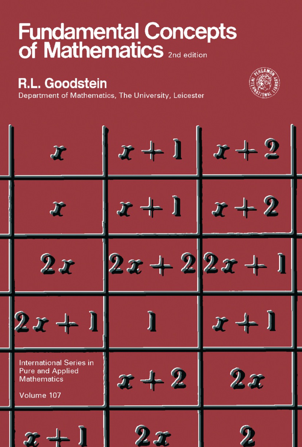 Fundamental Concepts of Mathematics 2nd Edition
