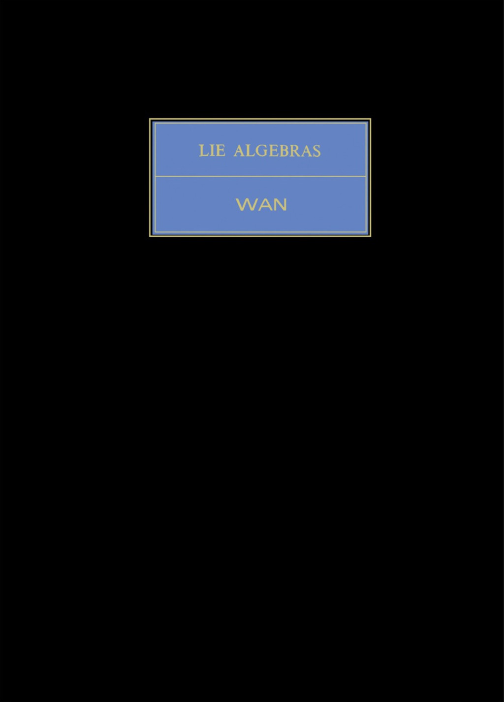 Lie Algebras 