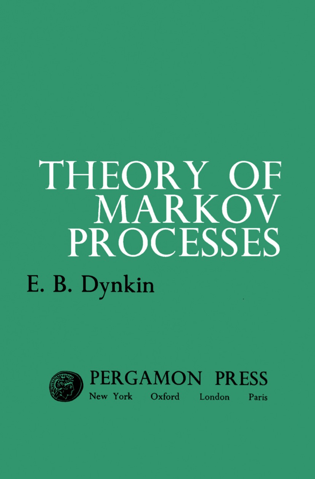 Theory of Markov Processes 