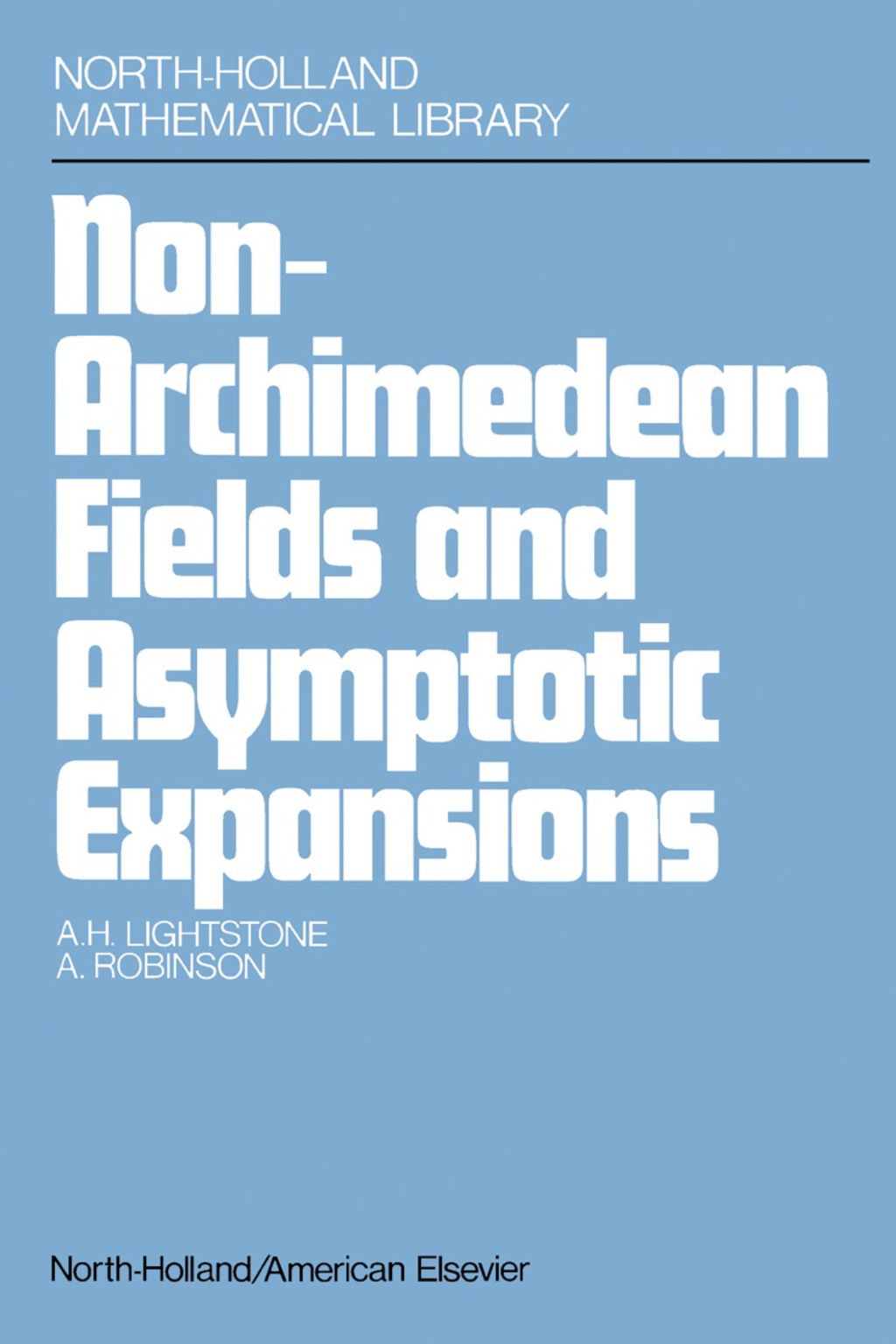 Nonarchimedean Fields and Asymptotic Expansions 