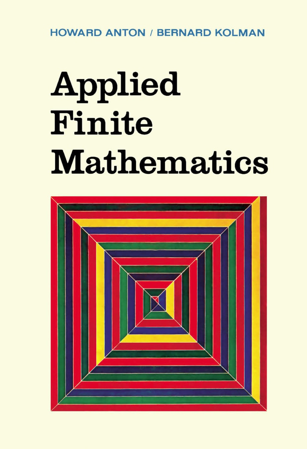 Applied Finite Mathematics 