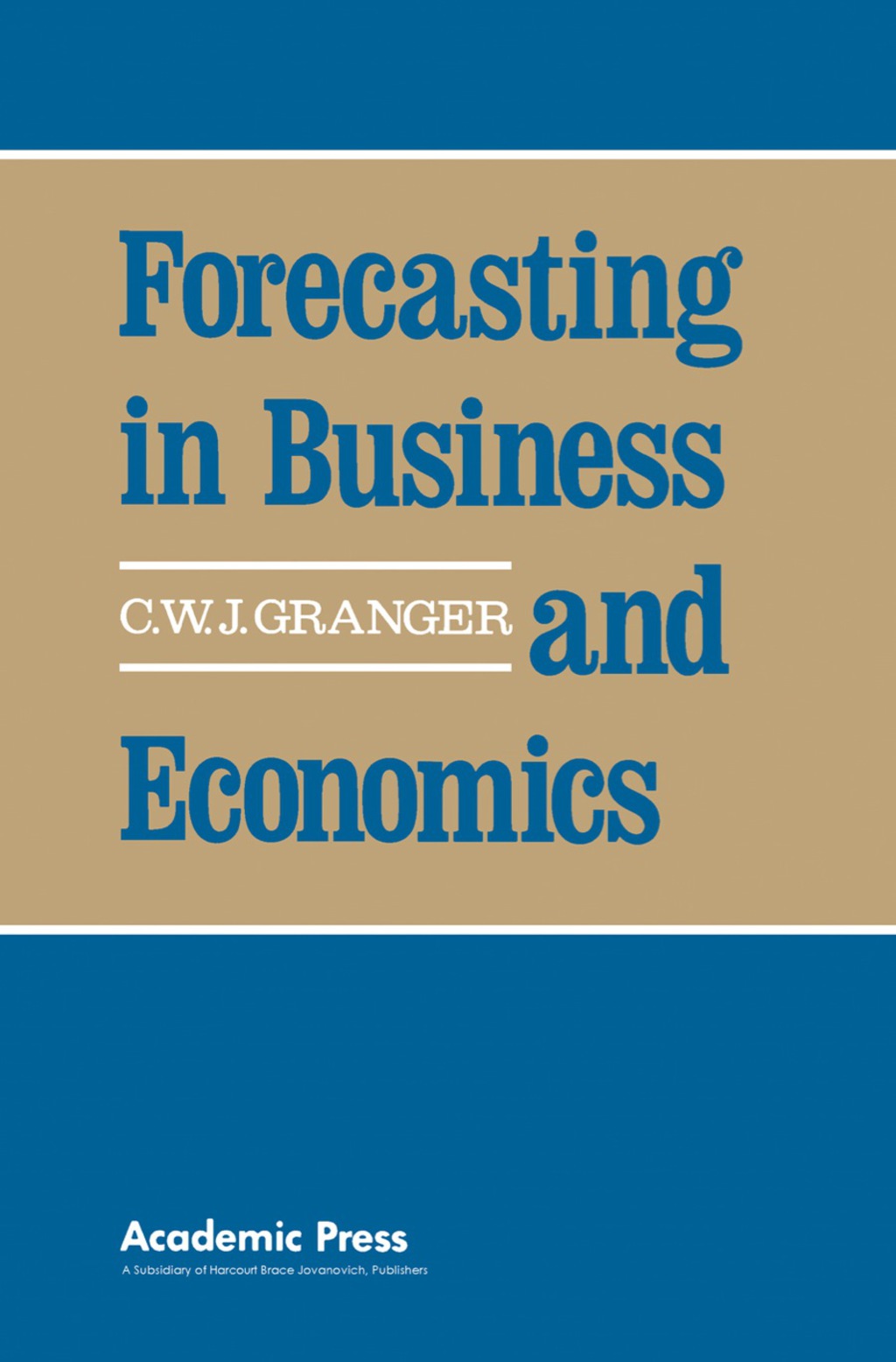 Forecasting in Business and Economics 