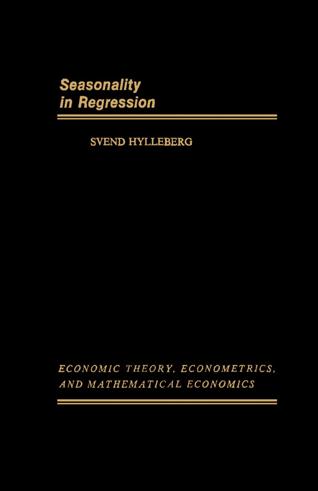 Seasonality in Regression 