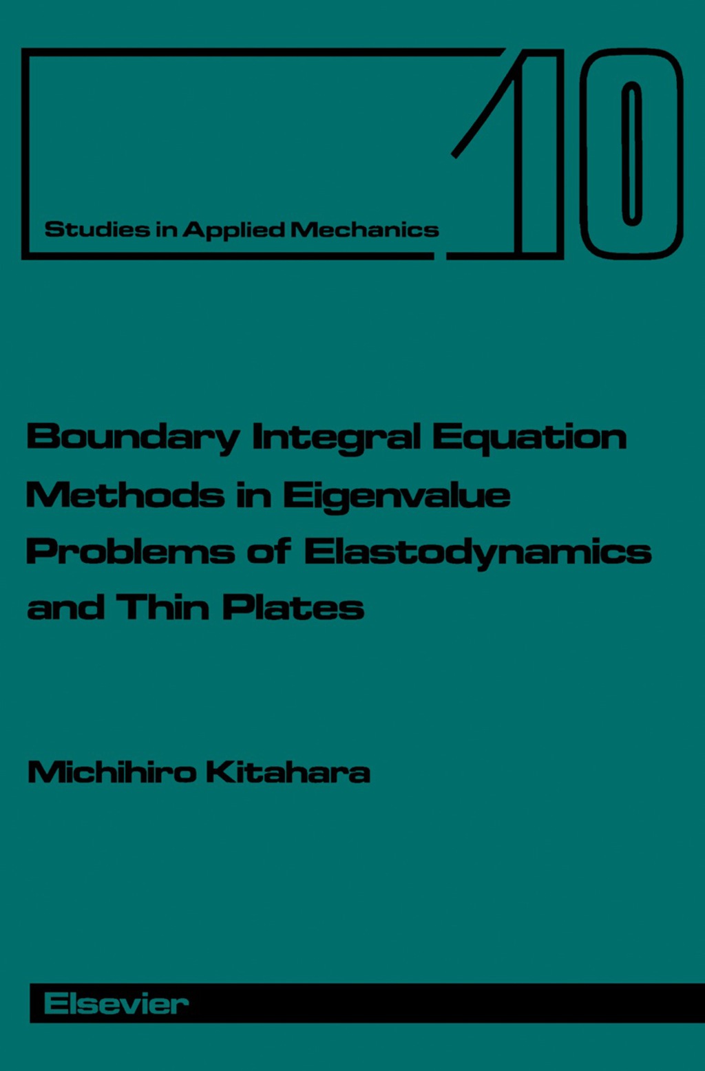 Boundary Integral Equation Methods in Eigenvalue Problems of Elastodynamics and Thin Plates 