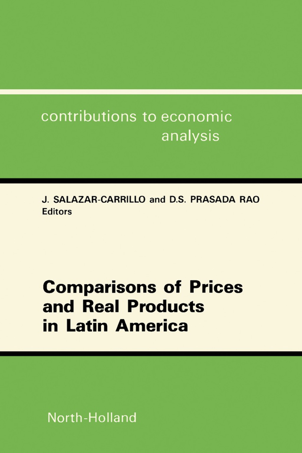 Comparisons of Prices and Real Products in Latin America 