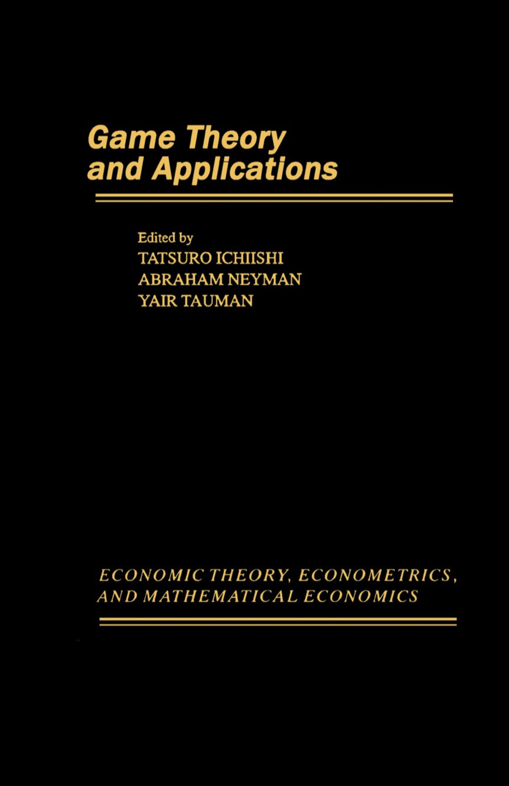 Game Theory and Applications 