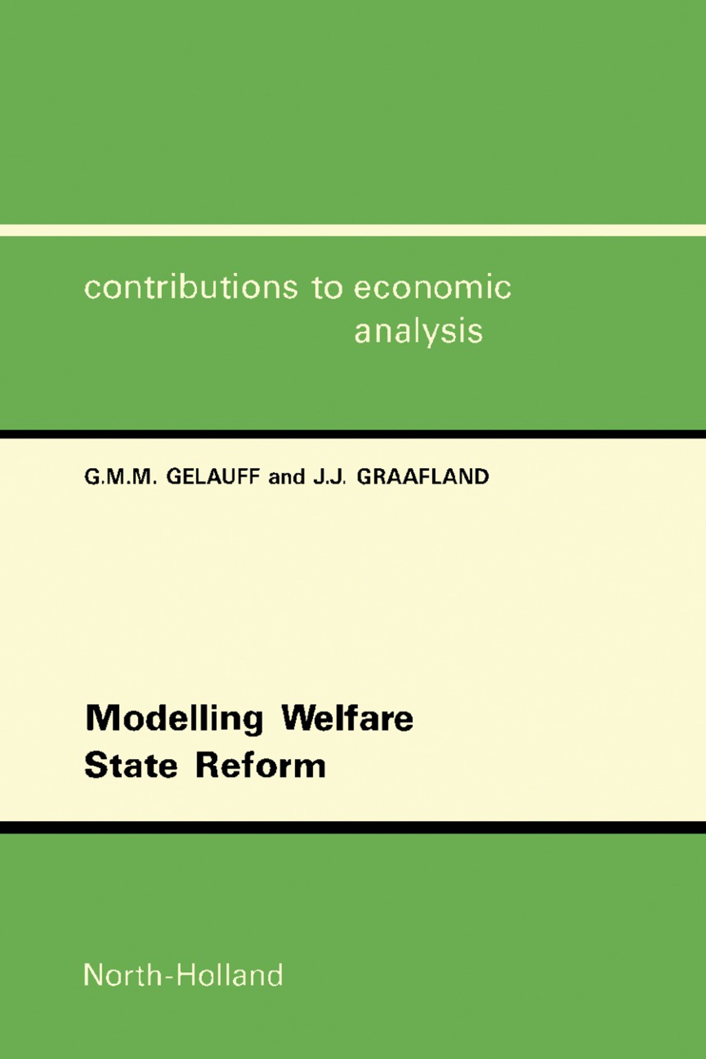 Modelling Welfare State Reform 