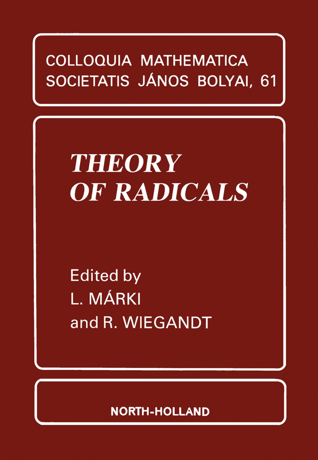 Theory of Radicals 