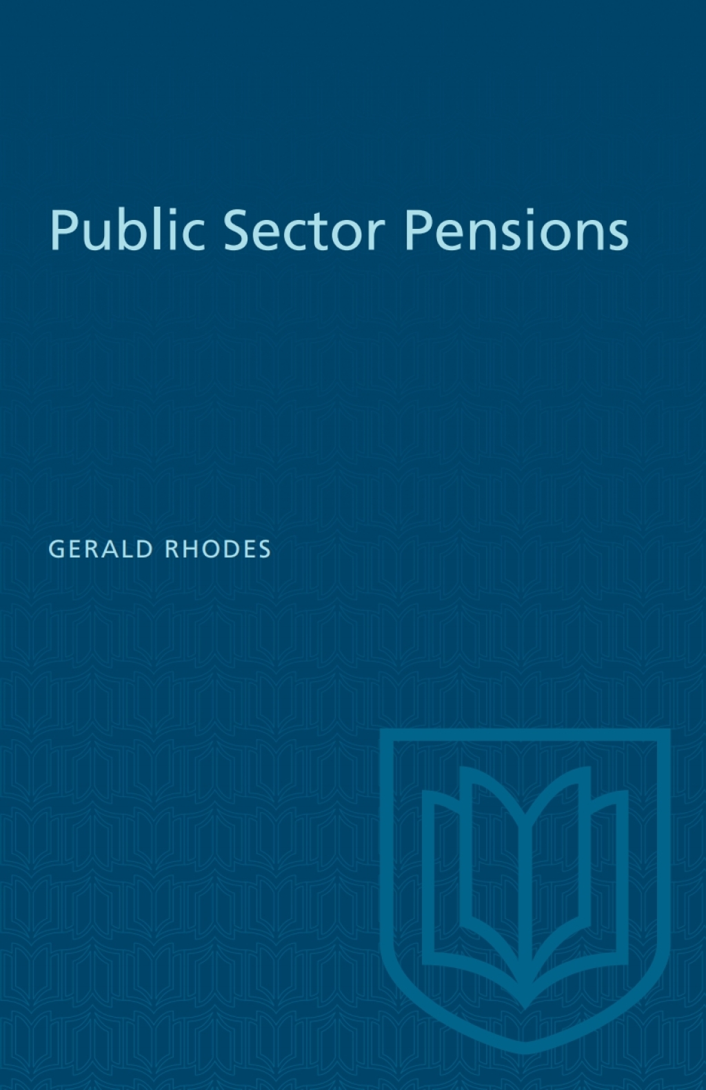 Public Sector Pensions 1st Edition