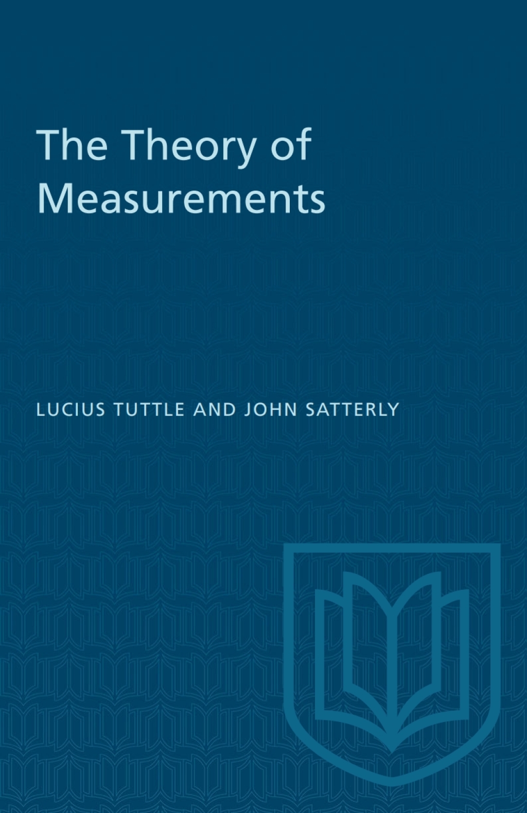 The Theory of Measurements 1st Edition