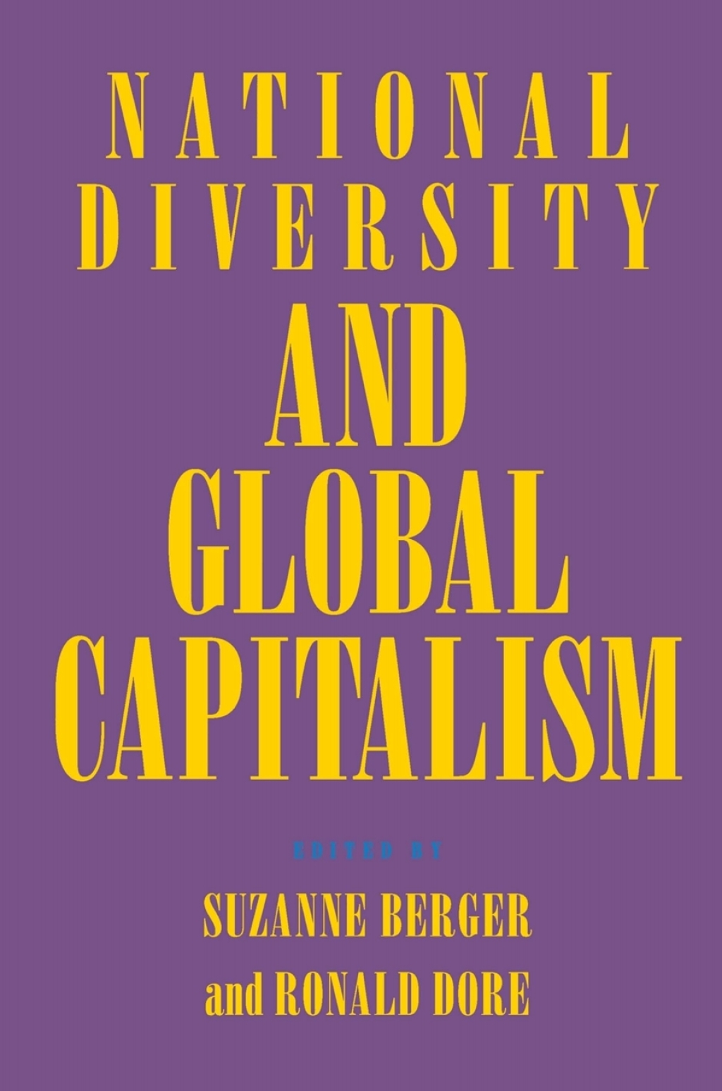 National Diversity and Global Capitalism 