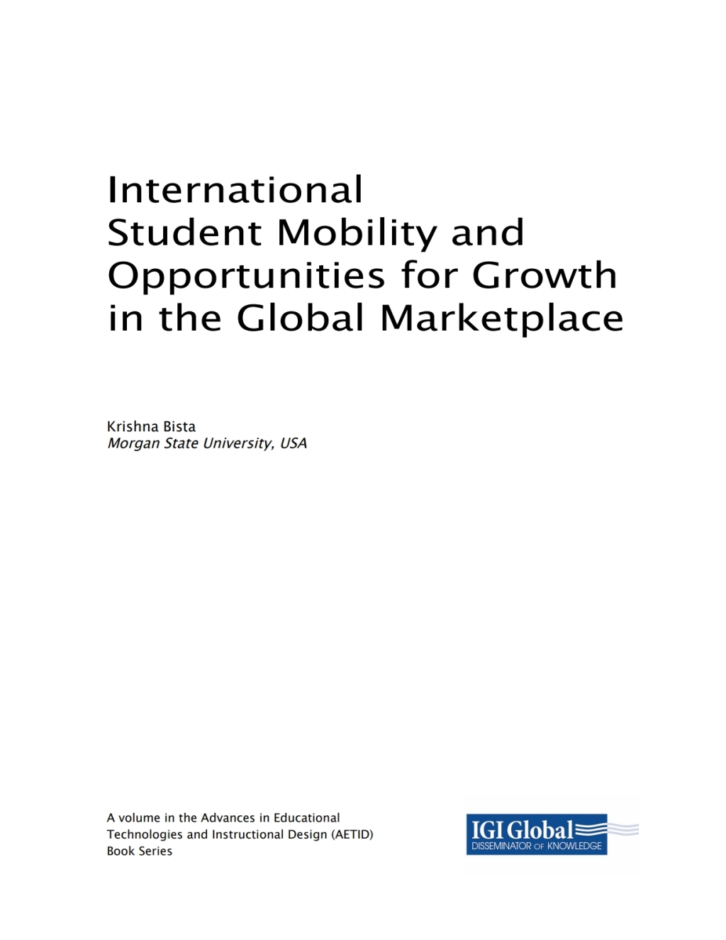 International Student Mobility and Opportunities for Growth in the Global Marketplace 