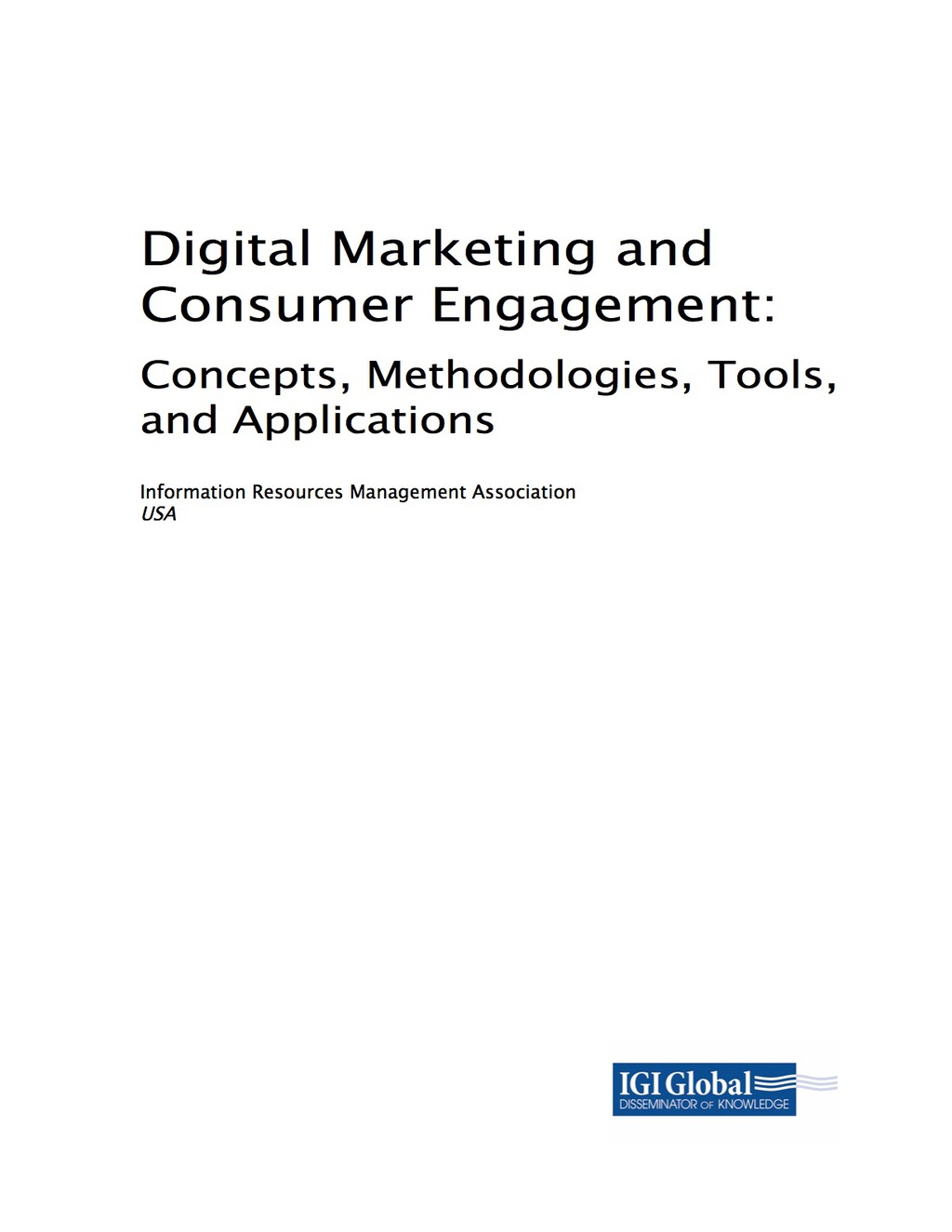Digital Marketing and Consumer Engagement 