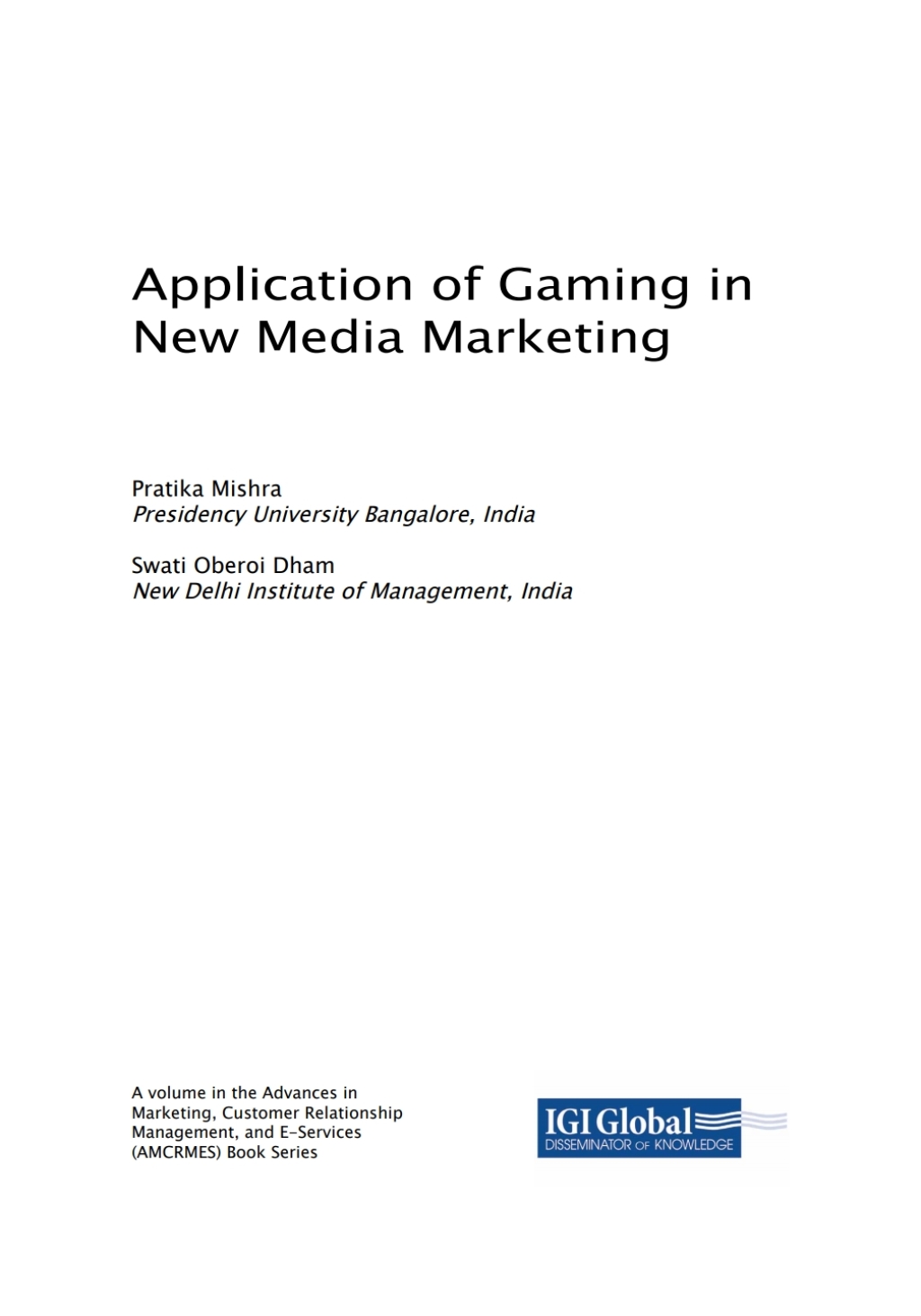 Application of Gaming in New Media Marketing 