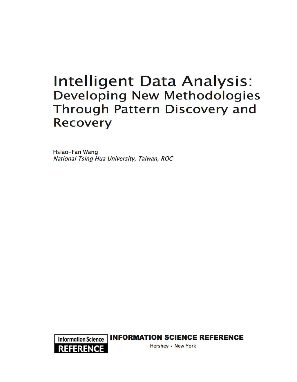 Intelligent Data Analysis 