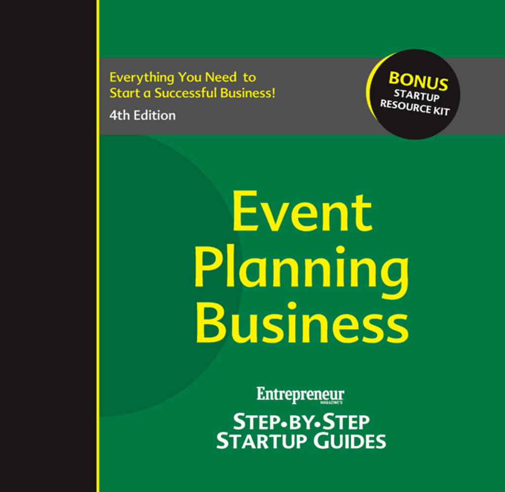 Event Planning Business Step-by-Step Startup Guide 