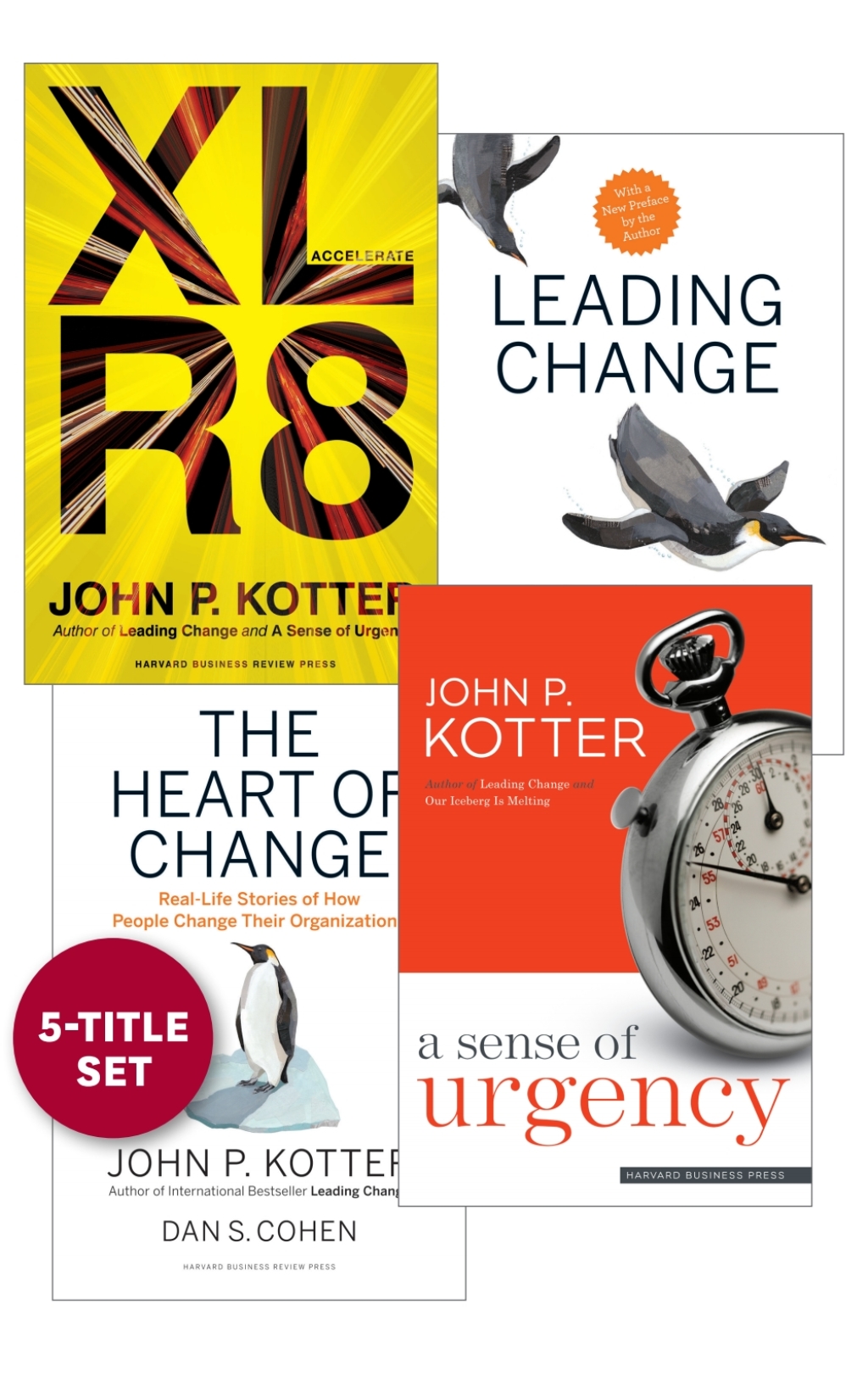 Change Leadership: The Kotter Collection (5 Books) 