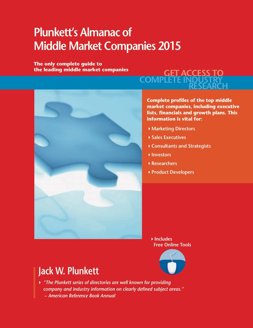 Plunkett's Almanac of Middle Market Companies 2015 1st Edition