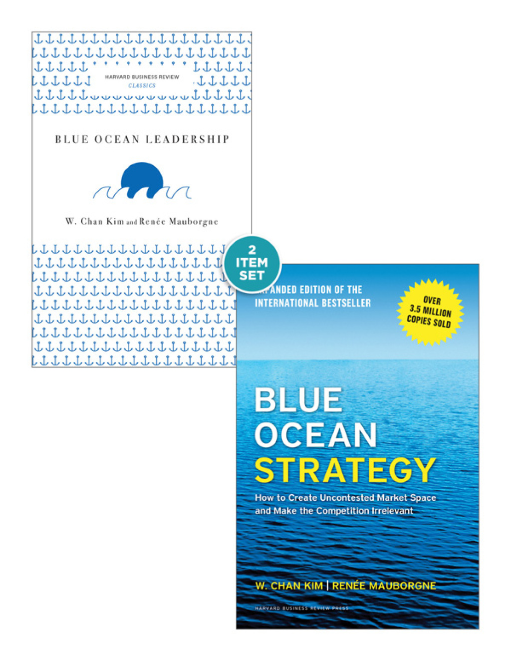 Blue Ocean Strategy with Harvard Business Review Classic Article "Blue Ocean Leadership" (2 Books) 