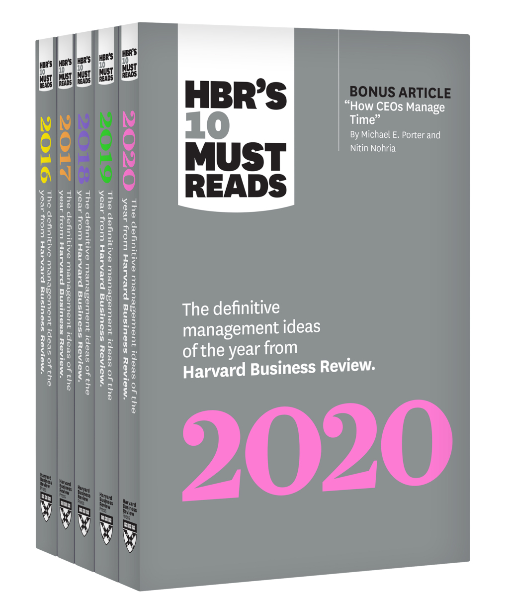 5 Years of Must Reads from HBR: 2020 Edition (5 Books) 