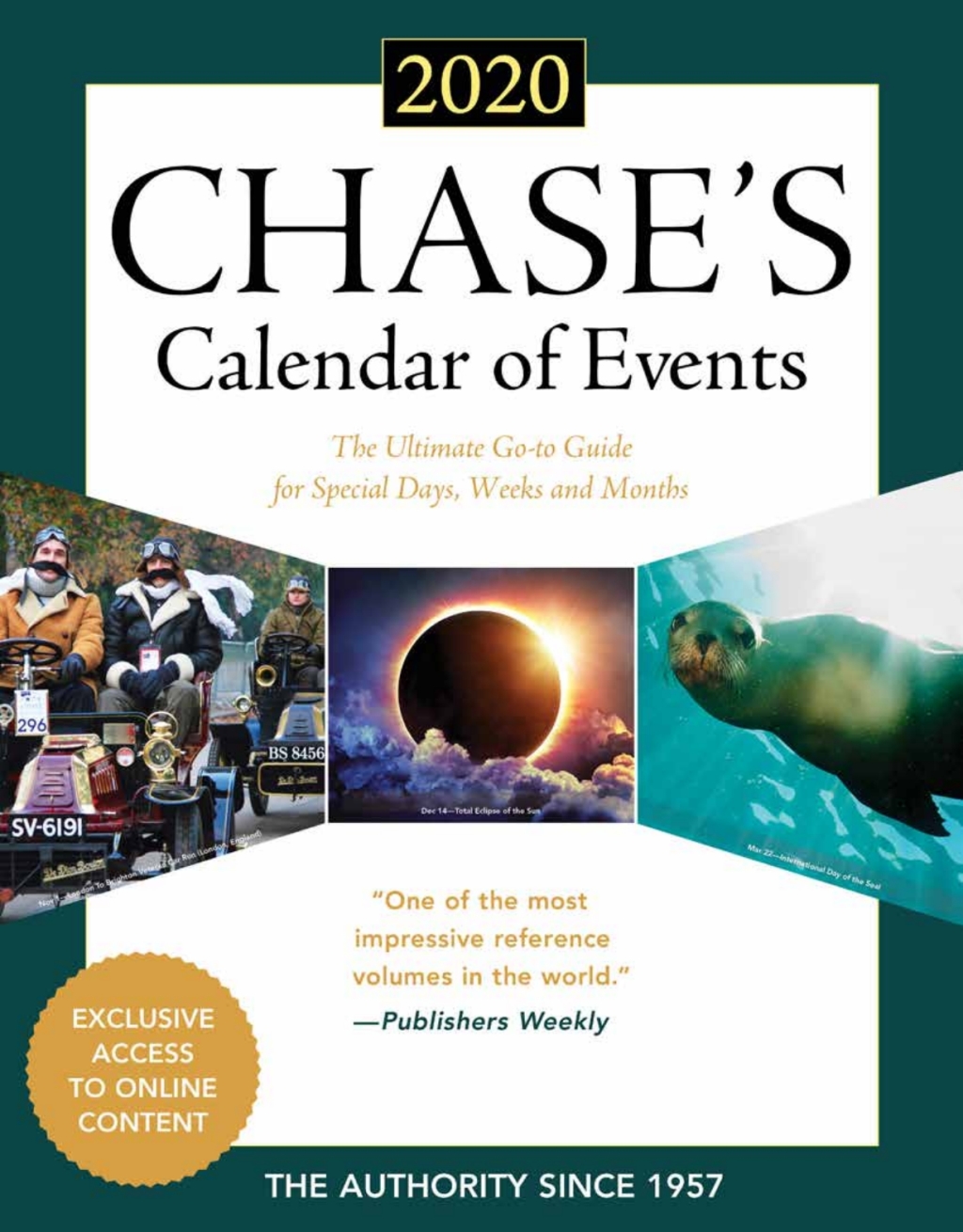 Chase's Calendar of Events 2020 The Ultimate Go-to Guide for Special Days, Weeks and Months 63rd Edition