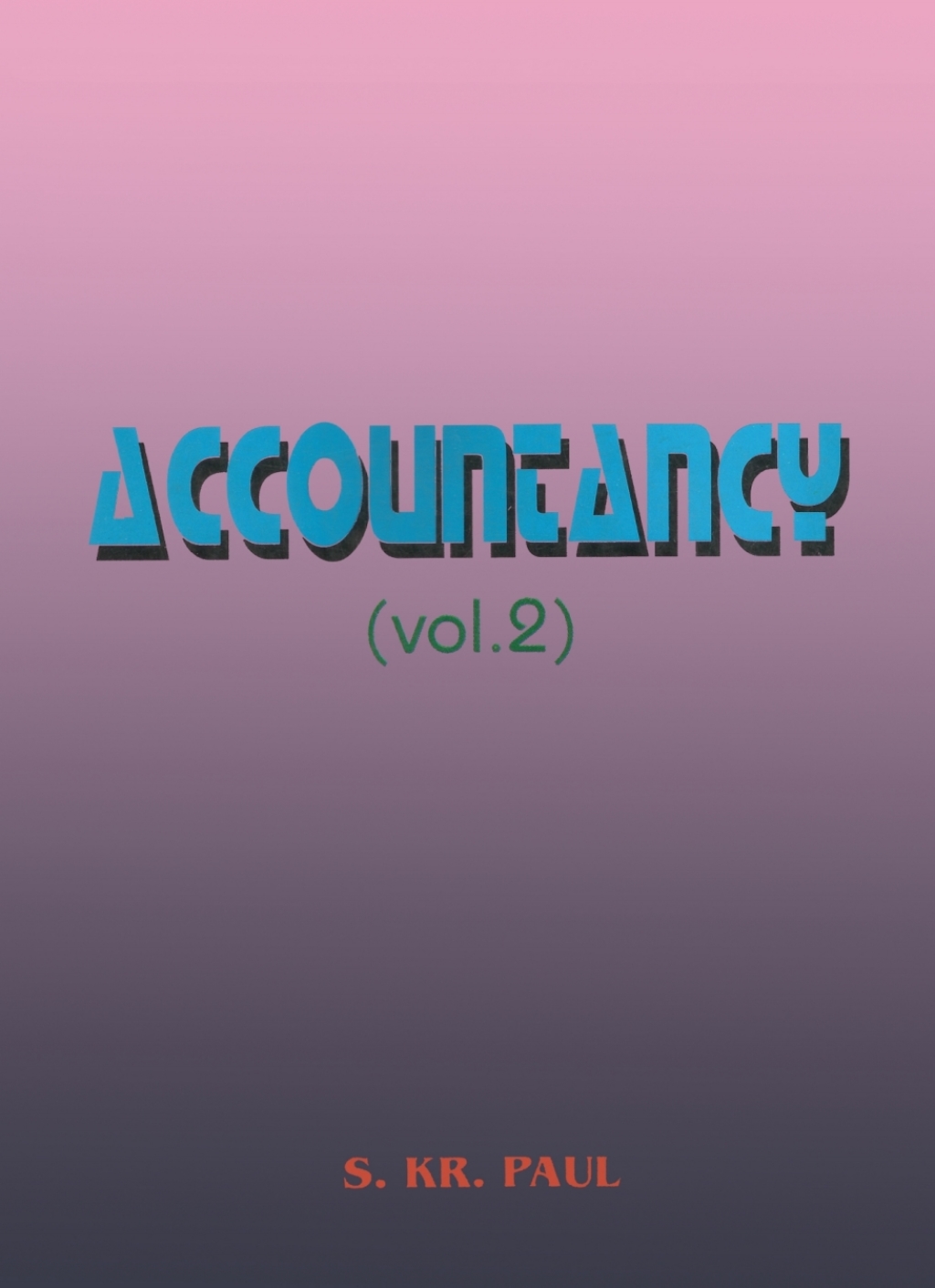 Accountancy: Vol 2 