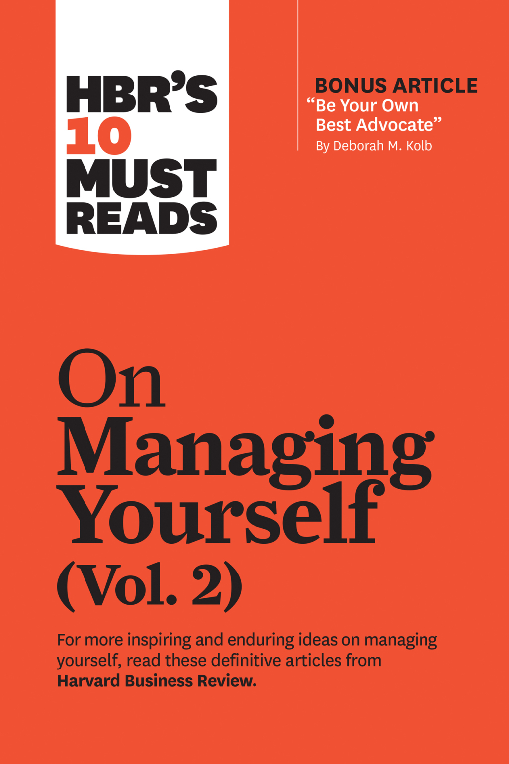 HBR's 10 Must Reads on Managing Yourself 2-Volume Collection 