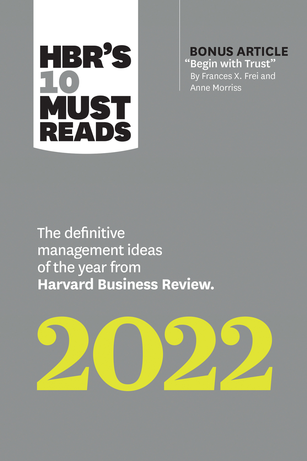 5 Years of Must Reads from HBR: 2022 Edition (5 Books) 