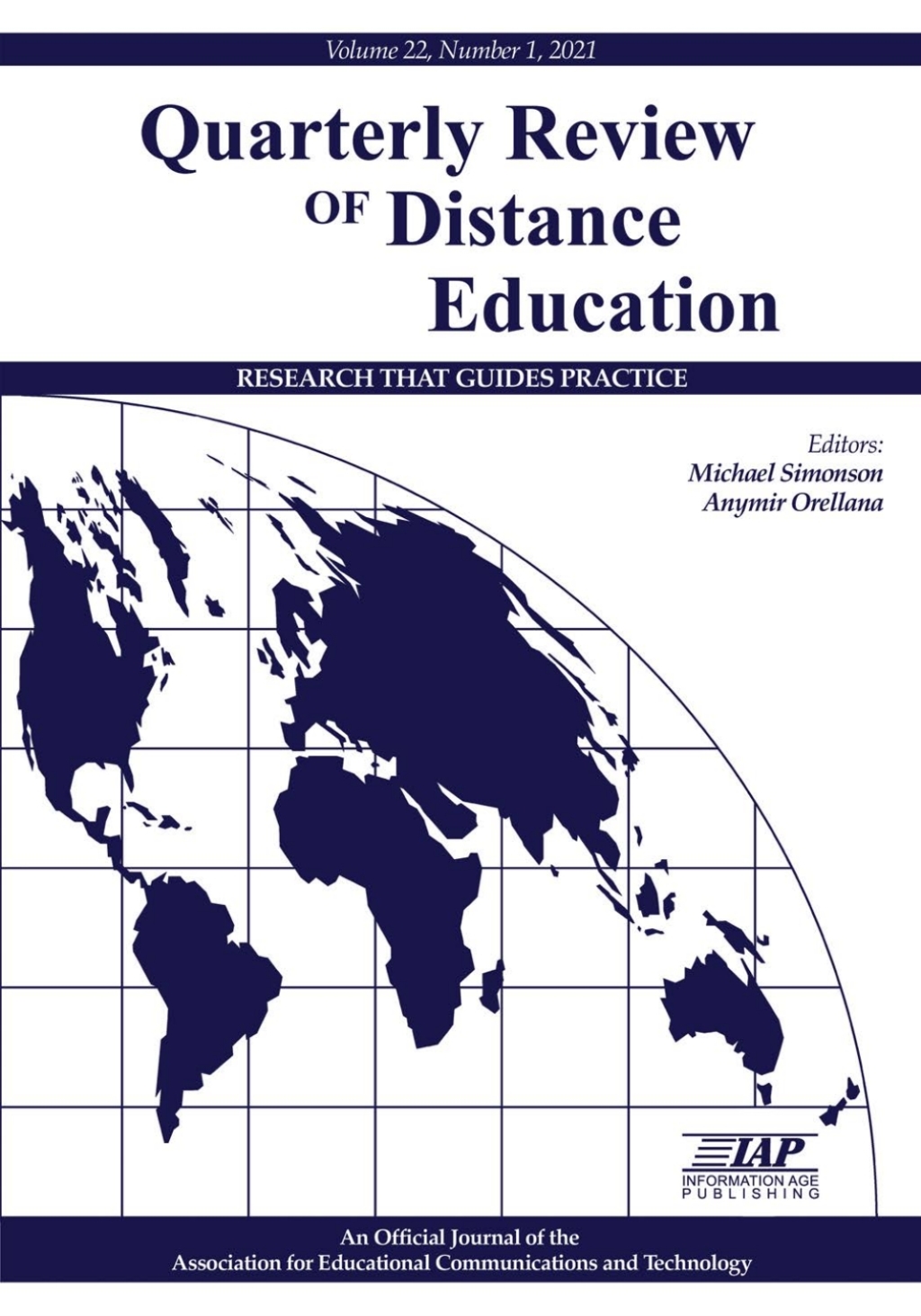 Quarterly Review of Distance Education: Volume 22 #1 