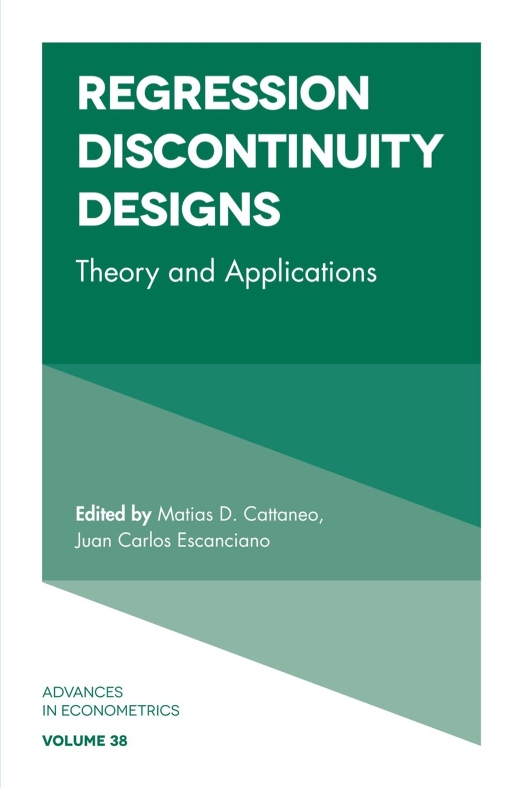 Regression Discontinuity Designs Theory and Applications 
