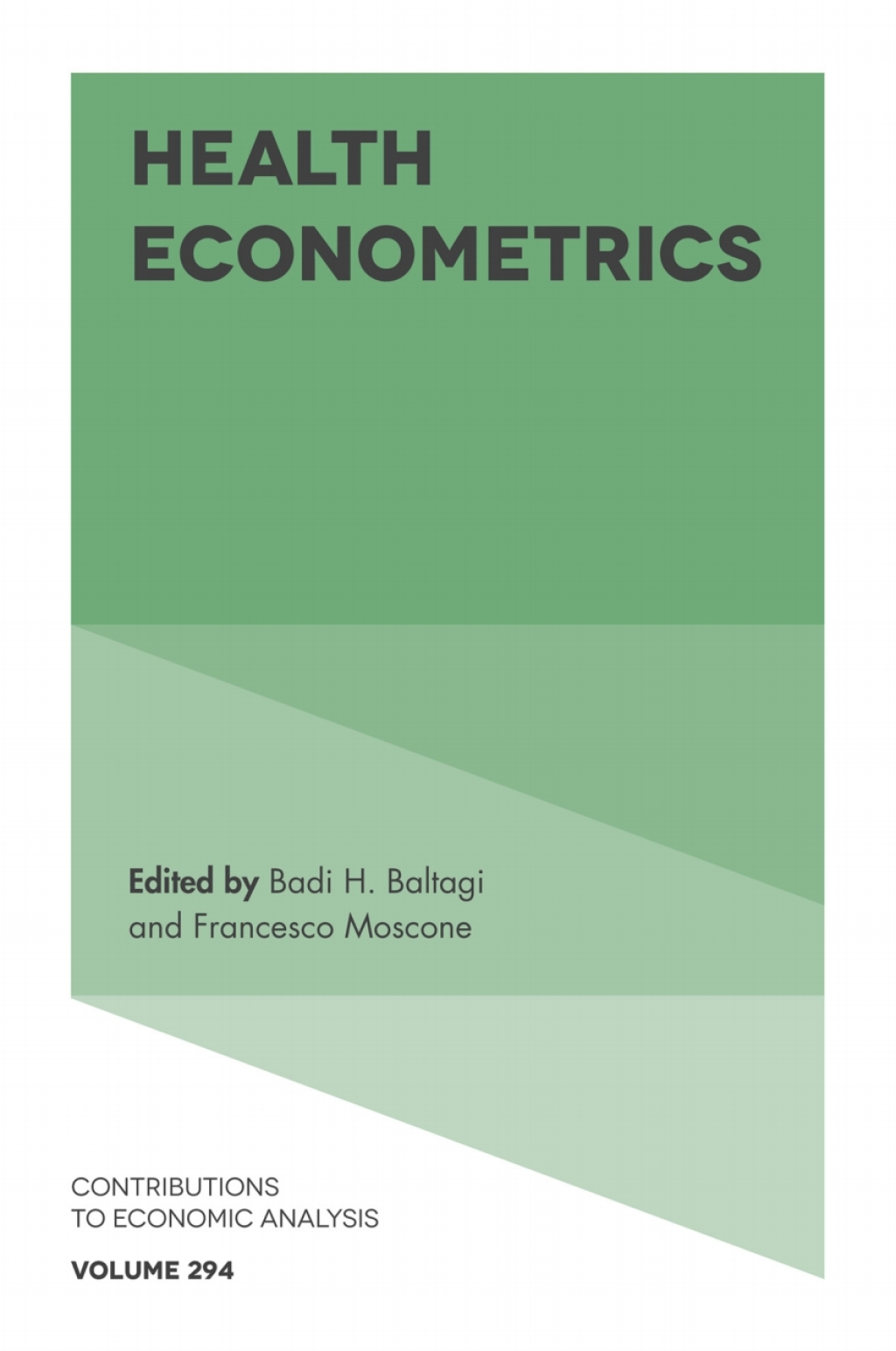 Health Econometrics 