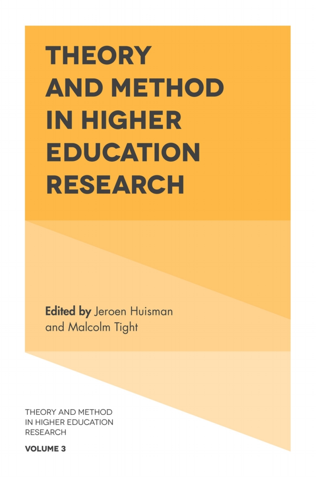 Theory and Method in Higher Education Research 