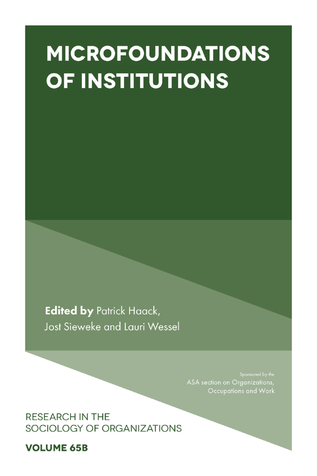 Microfoundations of Institutions 
