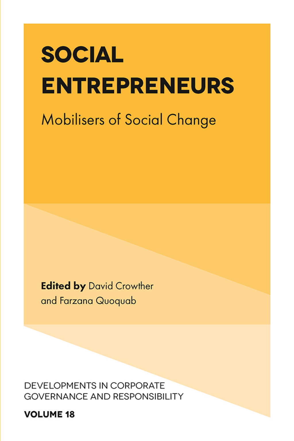 Social Entrepreneurs Mobilisers of Social Change 