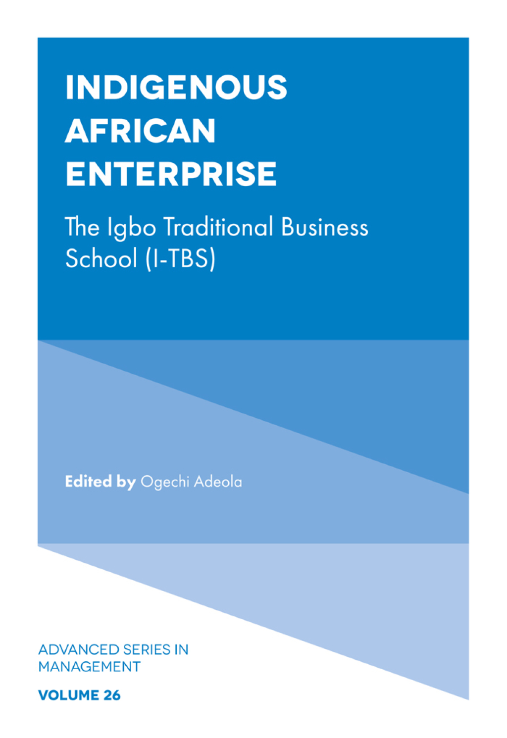 Indigenous African Enterprise The Igbo Traditional Business School (I-TBS) 1st Edition