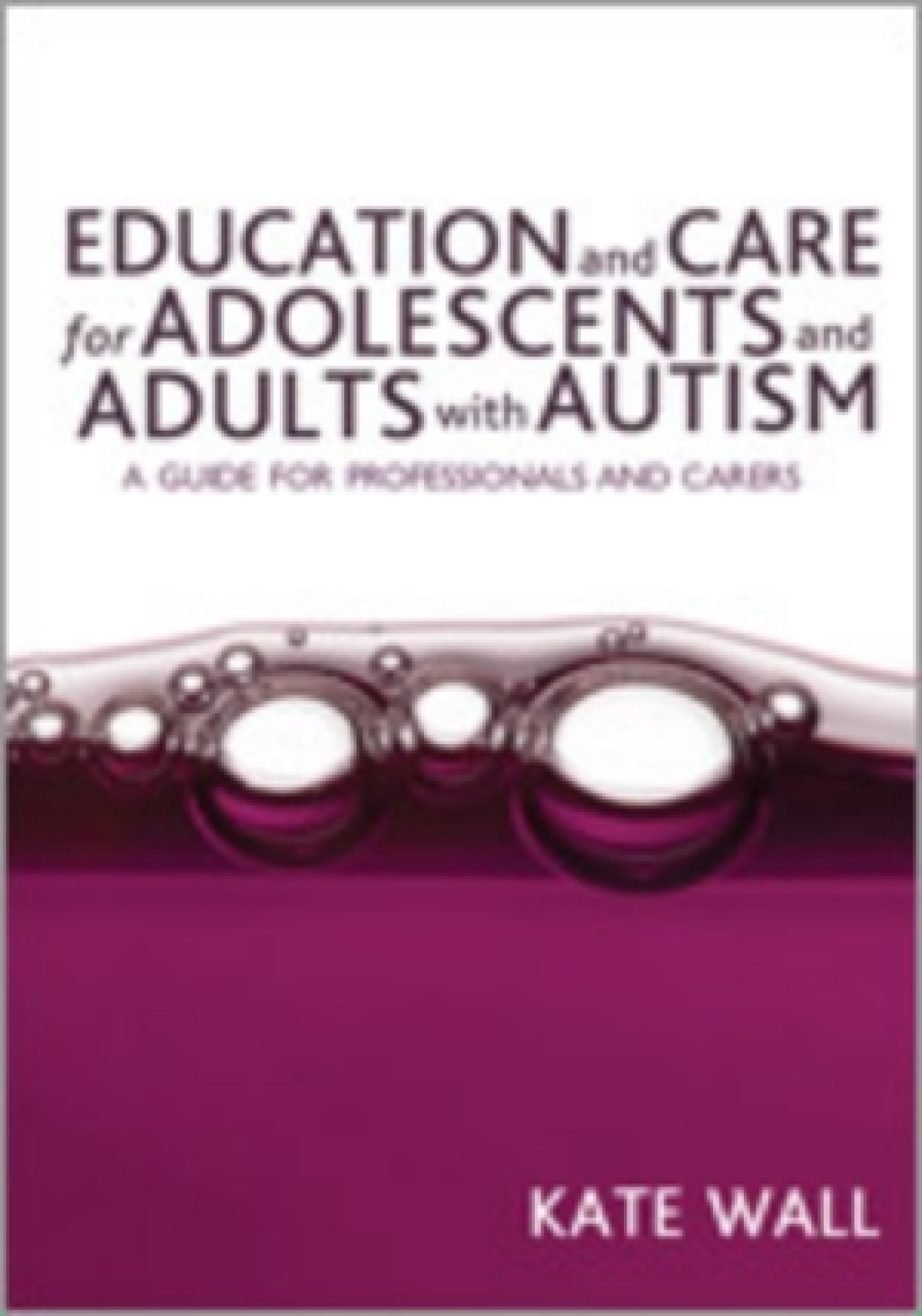 Education and Care for Adolescents and Adults with Autism A Guide for Professionals and Carers 1st Edition