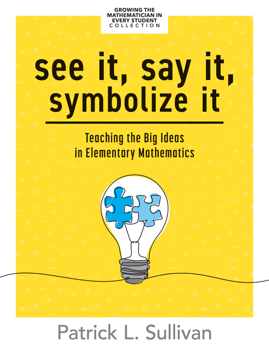 See It, Say It, Symbolize It Teaching the Big Ideas in Elementary Mathematics (Develop a flexible and dynamic understanding of numbers and operations in young learners.) 1st Edition