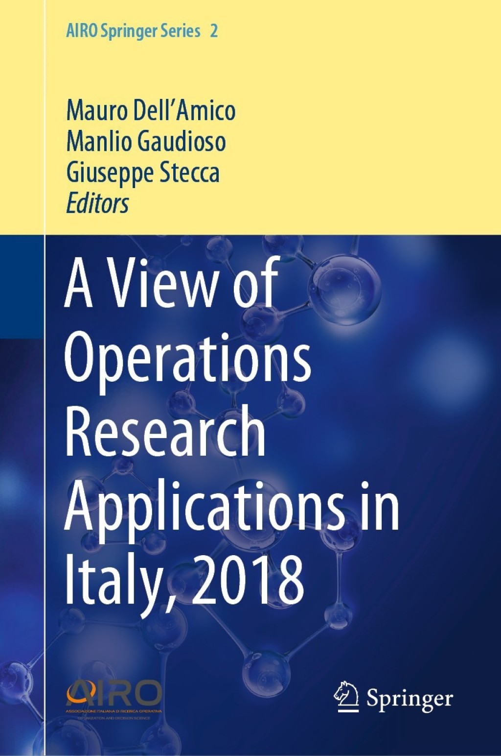 A View of Operations Research Applications in Italy, 2018 