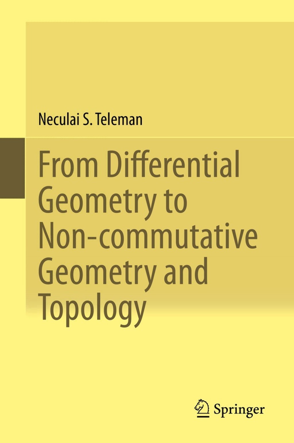 From Differential Geometry to Non-commutative Geometry and Topology 